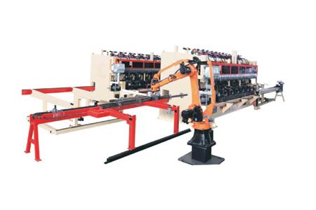 全自動盤扣腳手架立桿自動焊接機(jī)（自動穿管）